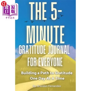 Gratitude with For Minute 海外直订The Journal Everyone 为每个人准备 Daily Prompts and 5分钟感恩日