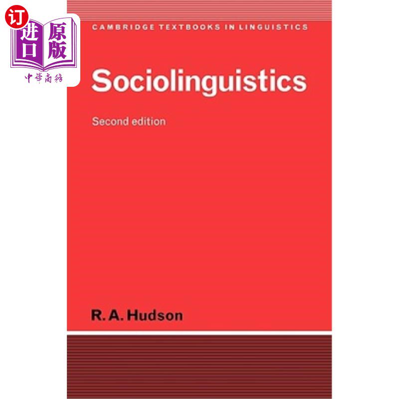 海外直订Sociolinguistics 社会语言学