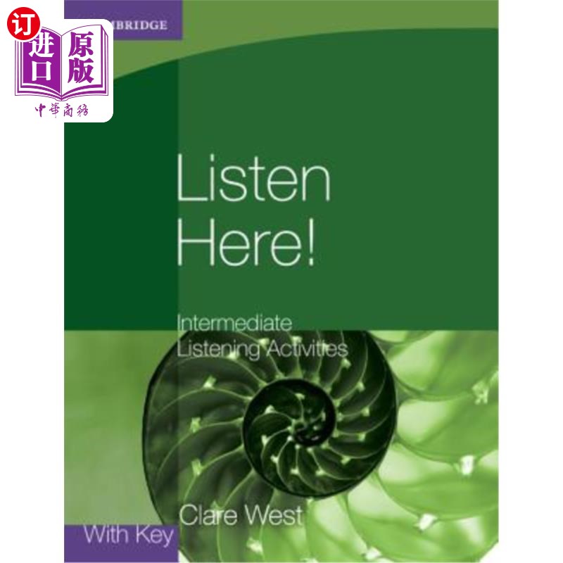 海外直订Listen Here! Intermediate Listening Activities with Key 听着！中级听力活动