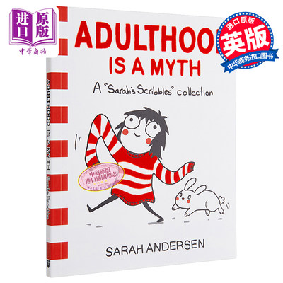 现货 【中商原版】莎拉·安徒生漫画：成年如谜 英文原版 Adulthood Is a Myth: A Sarah's Scribbles Collection 幽默卡通漫画