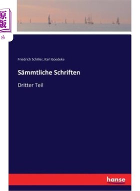 海外直订德语 S?mmtliche Schriften: Dritter Teil S ?符号的第三部分