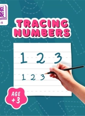 海外直订Tracing Numbers: Handwriting Activity Workbook for Kids; Preschoolers and Toddle 追踪数字:儿童手写活动练习