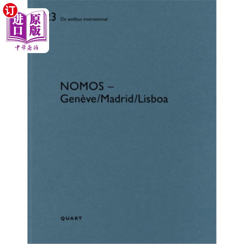 海外直订Nomos - Genève/Lisboa/Madrid: de Aedibus International Nomos - 日内瓦/里斯本/马德里：由 Aedibus Internation