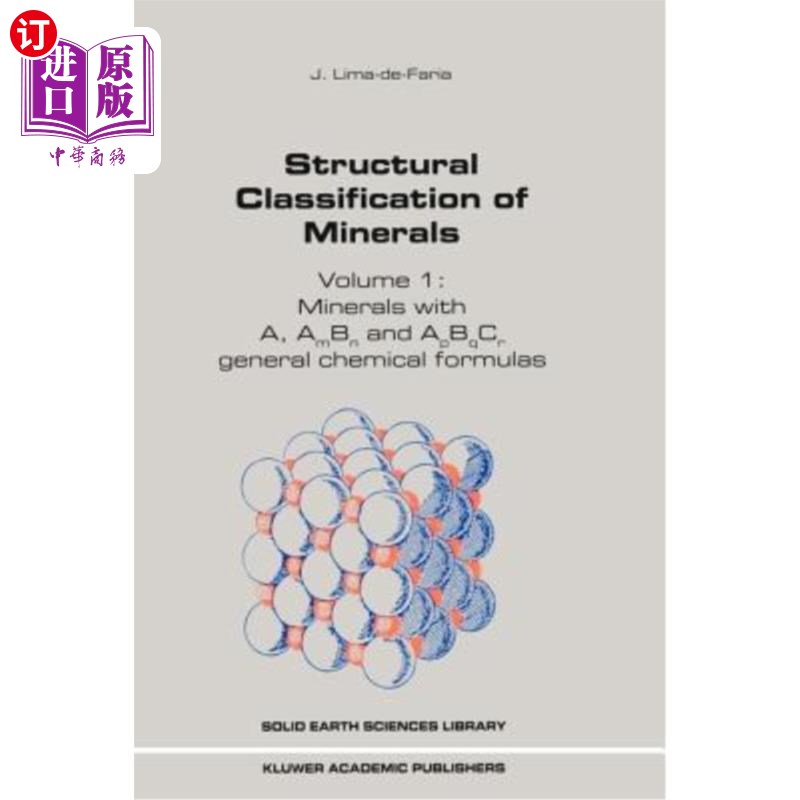 海外直订Structural Classification of Minerals: Volume 3: Minerals with Apbq...Exfy...Naq 矿物结构分类:第3卷:具有Ap