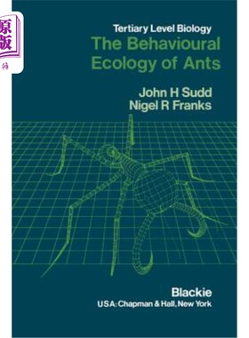 海外直订The Behavioural Ecology of Ants 蚂蚁的行为生态学