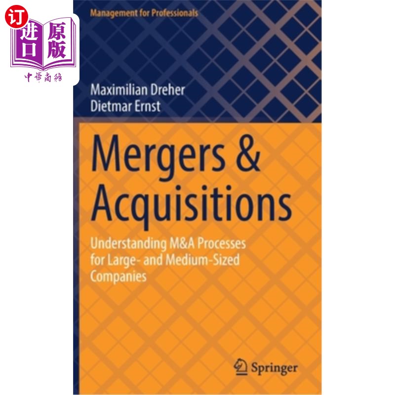海外直订Mergers & Acquisitions: Understanding M&A Processes for Large- And Medium-Sized  并购:理解大中型公司的并购