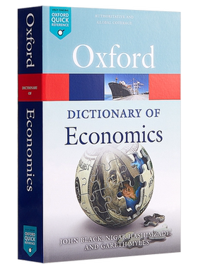【中商原版】牛津经济学辞典 第五版 英文原版 A Dictionary of Economics Oxford Quick Reference 金融 商业 贸易 职业 行?