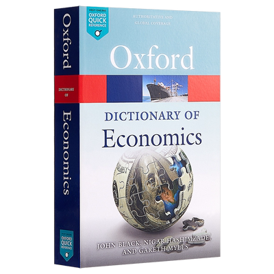 【中商原版】牛津经济学辞典 第五版 英文原版 A Dictionary of Economics Oxford Quick Reference 金融 商业 贸易 职业 行?
