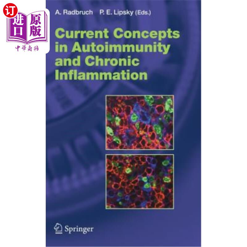 海外直订医药图书Current Concepts in Autoimmunity and Chronic Inflammation 自身免疫和慢性炎症的当前概念