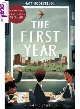 新的一年 青少年成长诗体 插画故事 The First Year 英文原版 Matt Goodfellow 成长诗歌小说 黑白插画【中商原版】