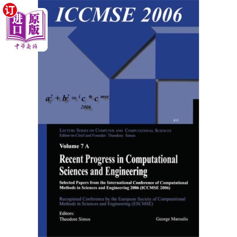 海外直订Recent Progress in Computational Sciences and En... 计算科学与工程的最新进展（2卷）