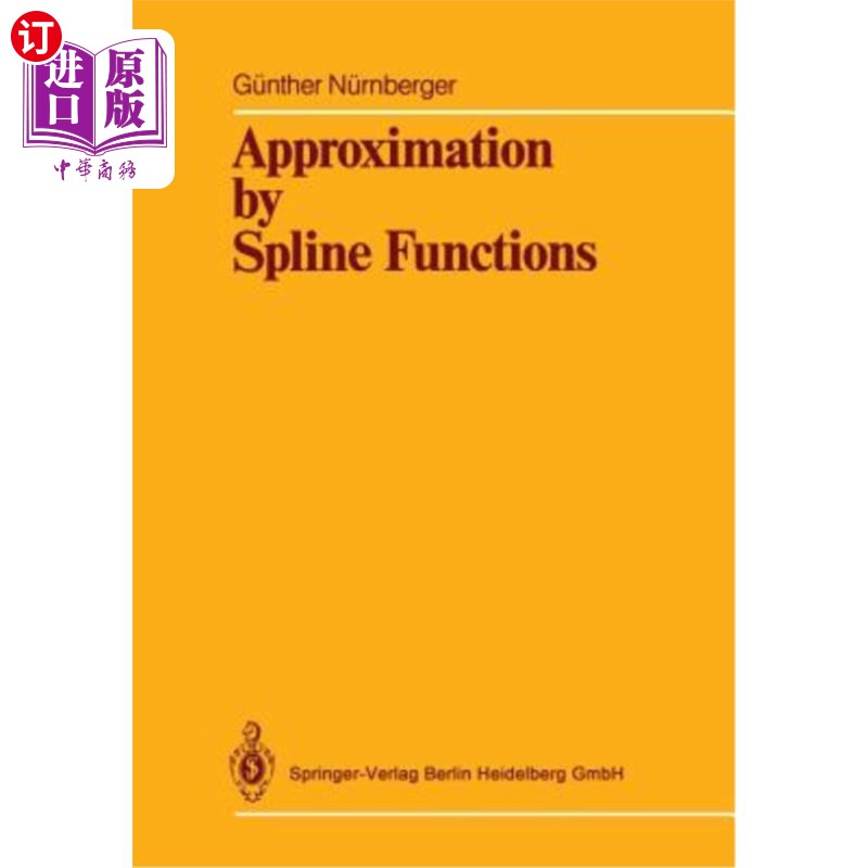 海外直订Approximation by Spline Functions 样条函数逼近