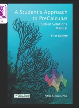 海外直订A Student's Approach to Precalculus: Student Solutions Manual 学生的预计算方法：学生解决方案手册