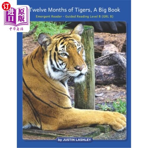 海外直订Twelve Months of Tigers, A Big Book: Emergent Reader - Guided Reading Level B (G 老虎的十二个月，一本大书: