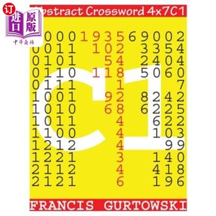 海外直订Abstract 摘要填字游戏4x7C1 Crossword 4x7C1