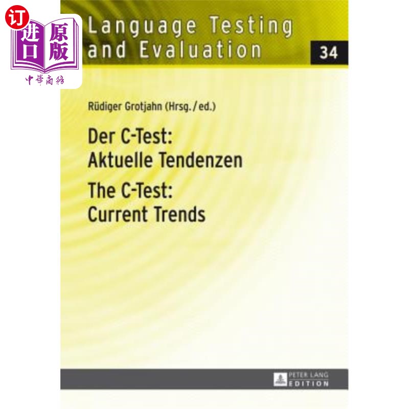 海外直订Der C-Test: Aktuelle Tendenzen / The C-Test: Current Trends: Aktuelle Tendenzen  Der C-Test - 实物图