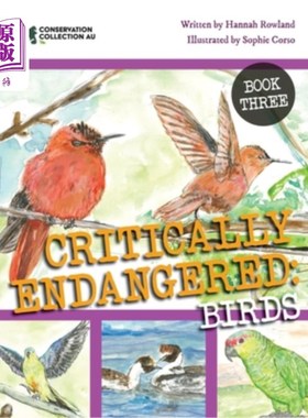海外直订Conservation Collection AU - Critically Endangered: Birds 保护收藏AU -极度濒危:鸟类