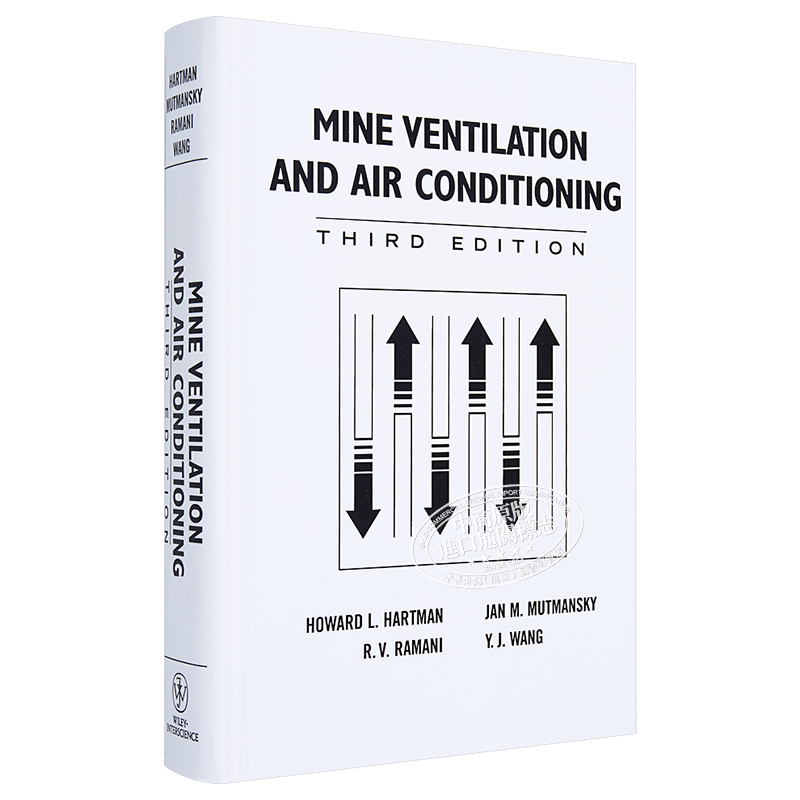 现货 矿井通风空调 第3版 Mine Ventilation And Air Conditioning Howard Hartman 英文原版【中商原版】wiley