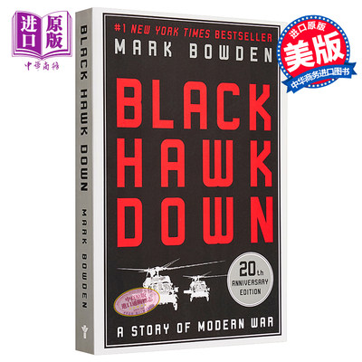 Black Hawk Down Mark Bowden 豆瓣高分 英文原版 黑鹰坠落 美国军事小说的经典畅销之作【中商原版】
