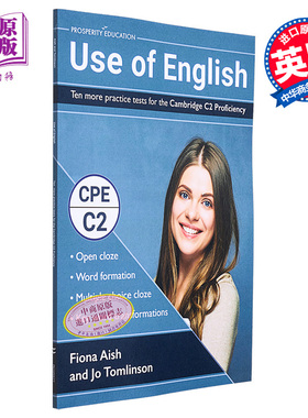 Use of English Ten more practice tests Cambridge C2 Proficiency英语运用剑桥CPE考试C2等级模拟练习测试2021【中商原版?