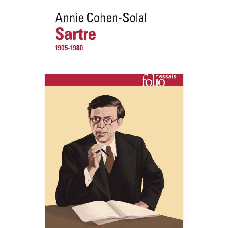 【法文版】诺贝尔文学奖得主1964年 让保罗萨特传记 1905-1980 法文原版 Sartre Annie Cohen Solal