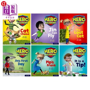 海外直订Hero Academy: Oxford Level 1/1+, Lilac/Pink Book... 英雄学院：牛津1/1级以上，紫丁香/粉红书乐队：班级礼包