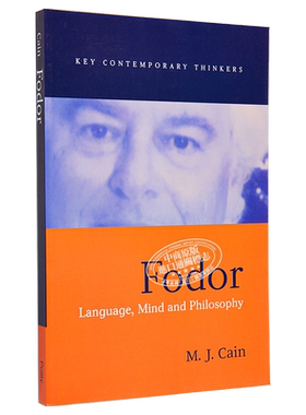 现货 【中商原版】当代重要哲学家系列：杰瑞·福多 英文原版 Fodor: Language, Mind and Philosophy