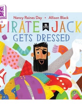 海外直订Pirate Jack Gets Dressed 海盗杰克穿好衣服