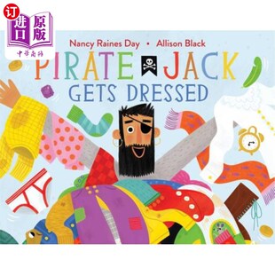 海外直订Pirate Jack Gets Dressed 海盗杰克穿好衣服