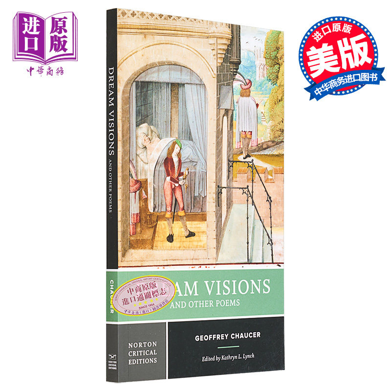 现货 诺顿文学解读系列 梦幻及其他诗歌 英文原版 Dream Visions and Other Poems Geoffrey Chaucer 经典名著【中商原版】