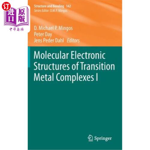 海外直订Molecular Electronic Structures of Transition Metal Complexes I 过渡金属配合物的分子电子结构Ⅰ