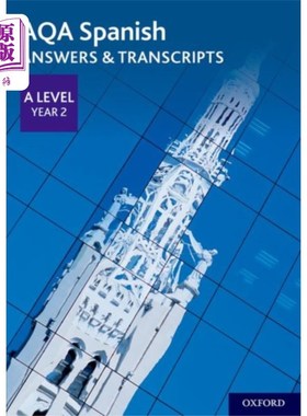 海外直订AQA Spanish A Level Year 2 Answers & Transcripts AQA西班牙语A Level二年级答案和成绩单