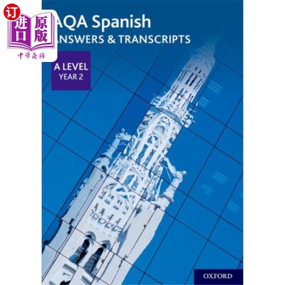海外直订AQA Spanish A Level Year 2 Answers & Transcripts AQA西班牙语A Level二年级答案和成绩单