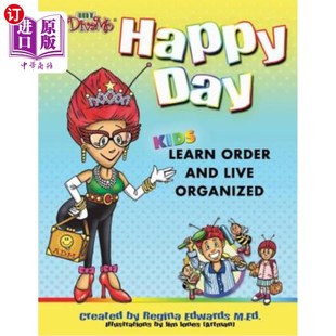 一天 生活有条理 Learn Live Organized and Kids Order 孩子们学会秩序 海外直订Happy 快乐 Day
