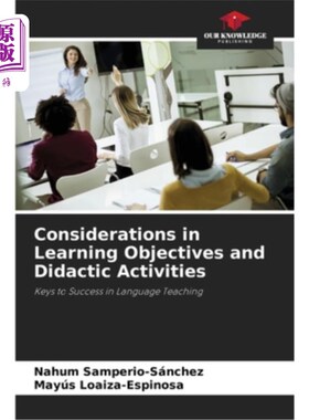 海外直订Considerations in Learning Objectives and Didactic Activities 学习目标与教学活动之考量