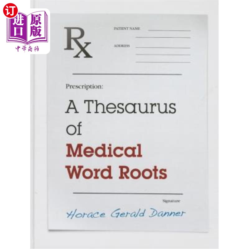 海外直订医药图书A Thesaurus of Medical Word Roots 医学词根同义词典