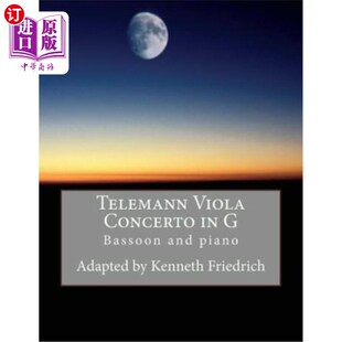 bassoon 海外直订Telemann 泰勒曼中提琴协奏曲G大管版 Concerto version Viola