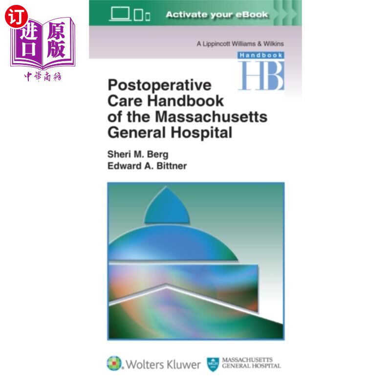 海外直订医药图书Postoperative Care Handbook of the Massachusetts General Hospital 麻省总医院术后护理手册