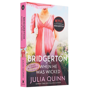 布里奇顿家族 名门韵事6 影视版 When He Was Wicked Bridgerton 英文原版 柏捷顿家族 Julia Quinn 【中商原版】