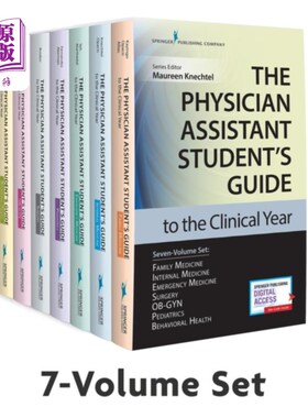 海外直订医药图书Physician Assistant Student's Guide to the Clini... 医师助理学生临床指南七卷集