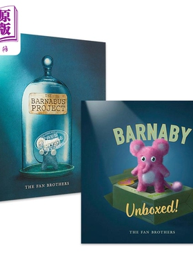 预售 The Fan Brothers 宠物实验室英文绘本2册 巴纳布斯项目The Barnabus Project 跳出箱子的巴纳比Barnaby Unboxed【中商原版】