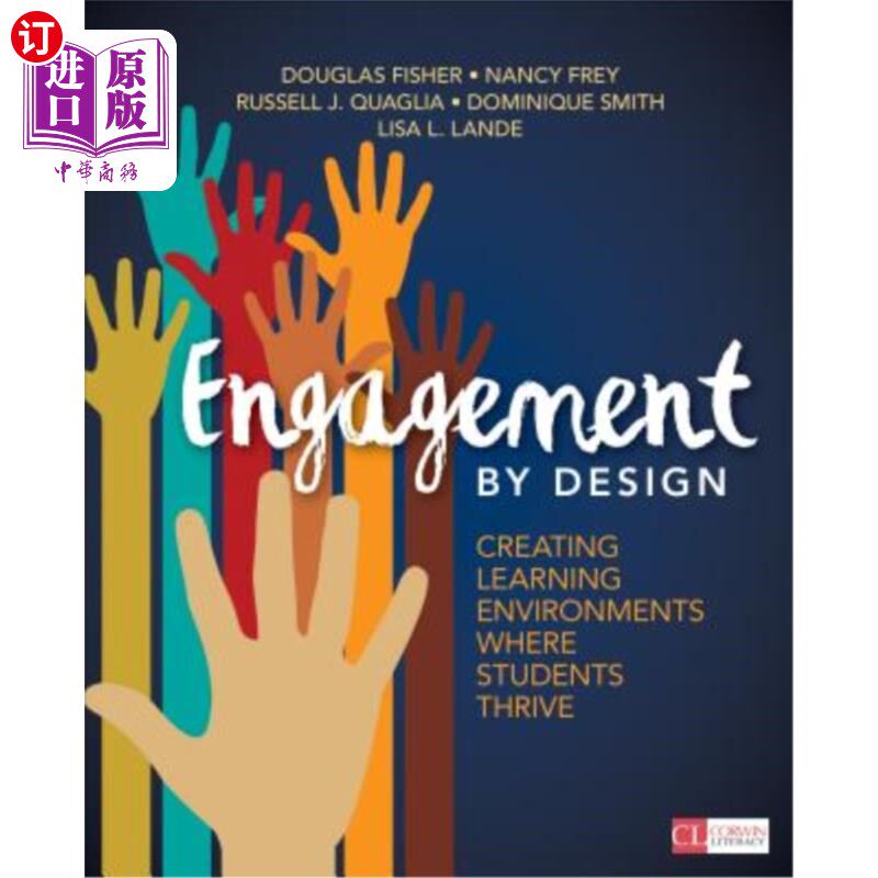 海外直订Engagement by Design: Creating Learning Environments Where Students Thrive 设计参与：创造学生成长的学习环境