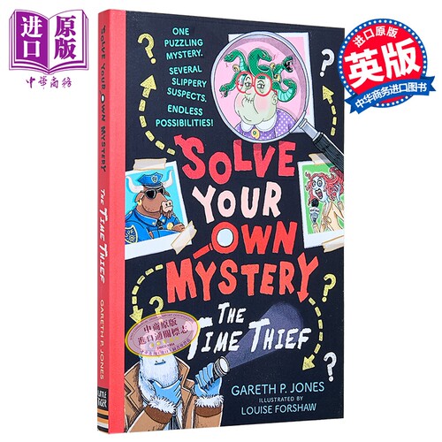 解谜 时间小偷 Solve Your Own Mystery The Time Thief 英文原版 Gareth P Jones【中商原版】