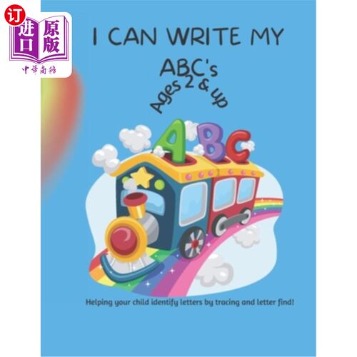 海外直订I CAN WRITE MY ABC's 我会写我的ABC