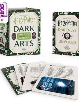 哈利波特官方黑魔法迷你套牌与指南 英文原版 Harry Potter Dark Arts Mini Deck and Guidebook Donald Lemke【中商原版】