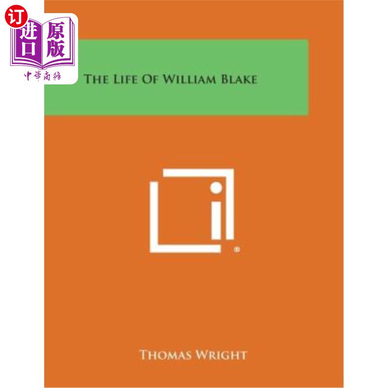 海外直订The Life of William Blake 威廉·布莱克的一生
