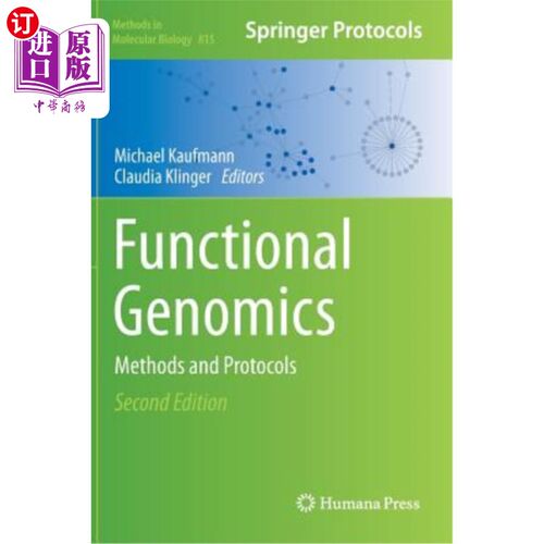 海外直订医药图书Functional Genomics: Methods and Protocols 功能基因组学：方法和协议