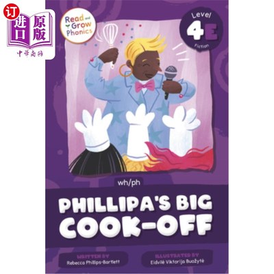 海外直订Phillipa's Big Cook-Off: Level 4e (Wh/Ph) Phillipa's Big Cook-Off：关卡4e （Wh/Ph）