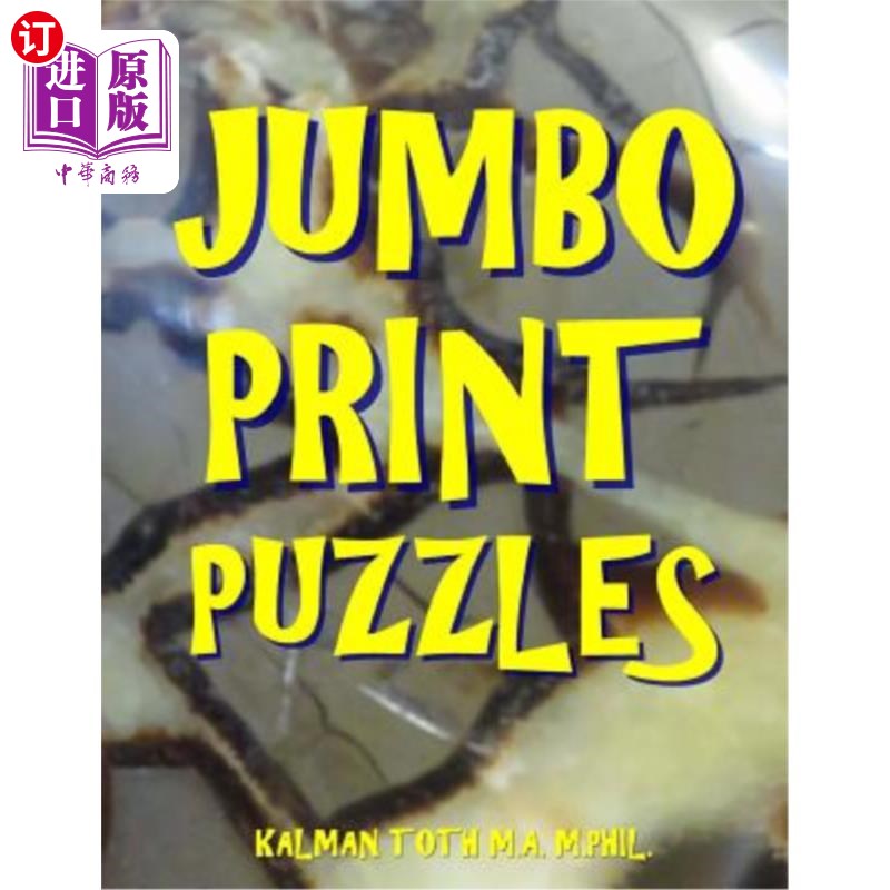 海外直订医药图书Jumbo Print Puzzles: 111 Large Print Word Search Puzzles 巨型打印字谜:111大打印字搜索字谜