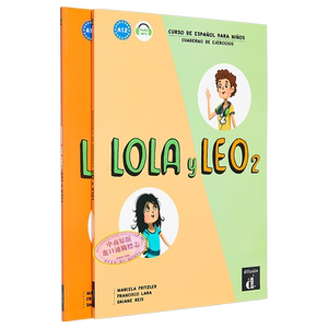 现货 西班牙少儿教材 Lola y Leo 2 学生用书 练习册 套装 西语 西班牙语原版 【中商原版】
